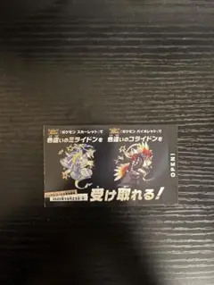 色違いミライドン・コライドン 受け取り券