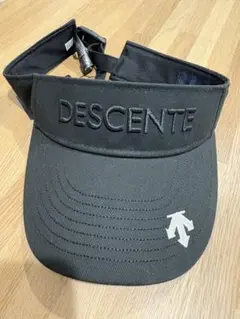 DESCENTE ブラック バイザー Fサイズ