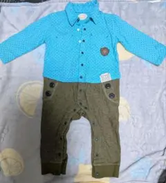 BRANSHES 80cm ドット柄ロンパース