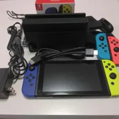 Nintendo Switch 本体 青/緑/赤 付属品付き