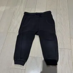 黒いリブ編みボトムス 92cm