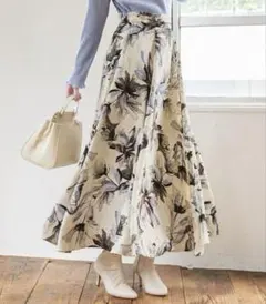 ◆ Andmiu アンデミュウ アソート ロング フレアスカート freeのサムネイル