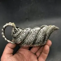 中国美術 唐貞観花杯 金属工芸 縁起物開運風水厚重 コレクション