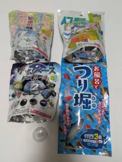 まとめ売り　バスボール3個（新品未開封）　お風呂で釣り堀　マスコット