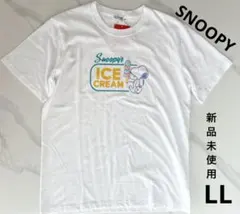 【SNOOPY】アイスクリーム 新品未使用 半袖Tシャツ LL