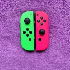 ジョイコン 純正 ネオングリーン ネオンピンク 左右セット x1B-7 【美品】