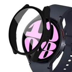 Samsung Galaxy Watch 6 40mm ケース 強化ガラス　黒
