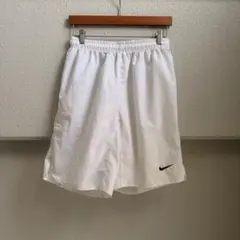 90s NIKE ナイロンショーツ ハーフパンツ 白タグ 銀タグ Lサイズ 白のサムネイル