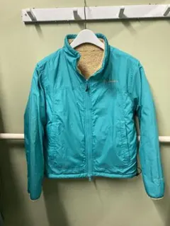 Columbia リバーシブルジャケット　ボアフリース　エメラルドグリーン　S