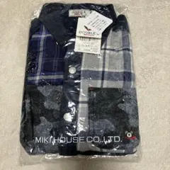 DOUBLE 長袖シャツ ネイビー