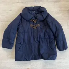 130cm ネイビー ダウンコート・中綿コート