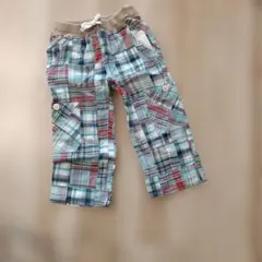 チェック柄 コットンパンツ 120サイズ