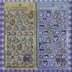 【正規品】　ボンボンドロップ　シール　ちいかわ　うさぎ　ハチワレ　2種セット