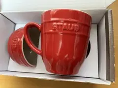 最終お値下げ/STAUB セラミック マグカップ、ラムカン セット(新品未使用)のサムネイル