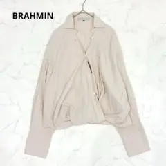 BRAHMIN 洗える　コットン　カシュクールシャツ　ブラウス　ベージュ　38のサムネイル