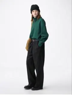 GU チノバレルレッグタックパンツ