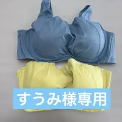 きれいになろう ワイヤーで美バストメイク ブラキャミ ２枚3LG 黄色と緑系