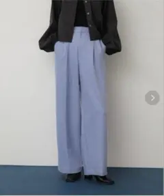 ストレートスラックスパンツ