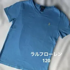 Polo Ralph Lauren VネックTシャツ 7号 青