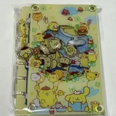 ポムポムプリン　シャカシャカ　メモ帳 A7サイズ シール帳