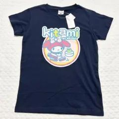 新品未使用 北海道限定 北見 マイメロ 半袖Tシャツ 150 キッズ ネイビーのサムネイル