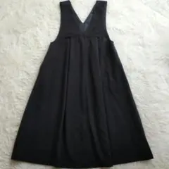 フェリシモ　haco. ジャンパースカート【Sサイズ】黒　ブラックのサムネイル