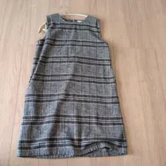 RAY CASSIN チェック柄 ノースリーブワンピース