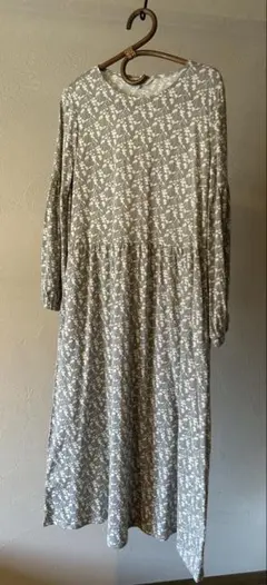 People Tree オーガニックコットン 花柄 ワンピース M