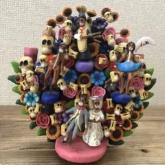メキシコ工芸品　生命の樹　粘土工芸品 2025年最新】生命の樹 メキシコの人気アイテム - メルカリ