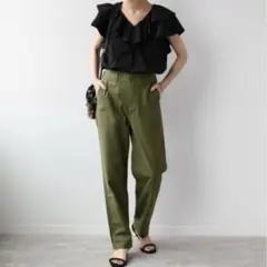 【新品タグ付】JOURNAL STANDARD relume ベイカーパンツ38のサムネイル
