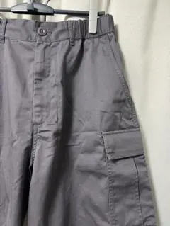 【美品】カーゴパンツ ハーフパンツ グレー