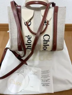 Chloe クロエWOODY ストラップ付きスモールトートバッグ　2wayのサムネイル