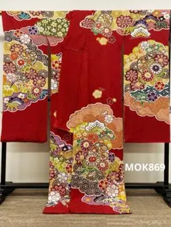 メーカー品振袖 紫野 仮絵羽 刺繍 金彩 正絹 未仕立て品 MOK696 - メルカリ