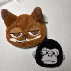 ぬいぐるみポーチ 2点セット
