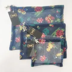 フェイラー ハイジ メッシュポーチ 3点セット ネイビー FEILER