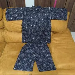 甚平　SHISKY 幾何学模様 上下セット 140サイズ