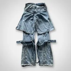 1017ALYX9SM Denim Bondage Gimmick Pantsのサムネイル