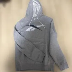 Reebok リーボック フード付き スウェットパーカー トレーナー グレー