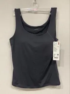 ユニクロ　エアリズムブラタンクトップ　ブラック　M
