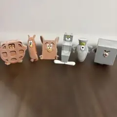 トムとジェリー フィギュア 6点セット　Fluffy Puffy