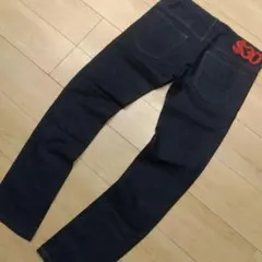 SWAGGER スワッガー 濃紺ストレートデニム $30 パッチ付き w30のサムネイル