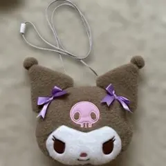 クロミ＆バク ぬいぐるみマスコットと小物入れポーチキーホルダー 新品