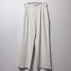 ワイドレッグスラックス ホワイト