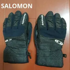 SALOMON スキー グローブ 手袋 デニムブラック