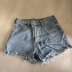 H&M デニムショートパンツ US 2