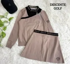 【デサントゴルフリュクス】新品タグ付✨セットアップニット スカート Lサイズ デサントゴルフ 2021FW 