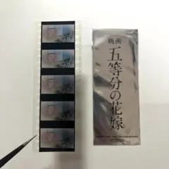 映画 五等分の花嫁 入場者特典 生コマフィルム 幼少期5人