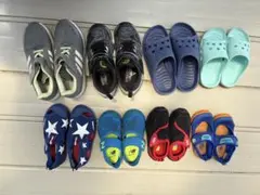 キッズ サンダル 8点➕おまけ2点のサムネイル