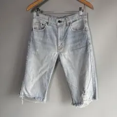 90s USA製 Levi's 505-0217 カットオフデニムショーツW30