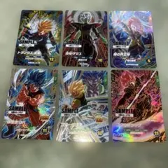 ドラゴンボールスーパーダイバーズ サンプルカード 6枚セット 7弾